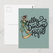 Belly Dancing Raqs Belly Dancer                    Briefkaart (Voorkant / Achterkant)