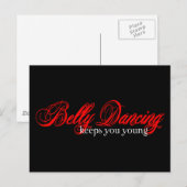 Belly Dancing Rocks Briefkaart (Voorkant / Achterkant)