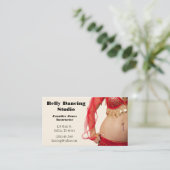 Belly Dancing Visitekaartje (Staand voorkant)