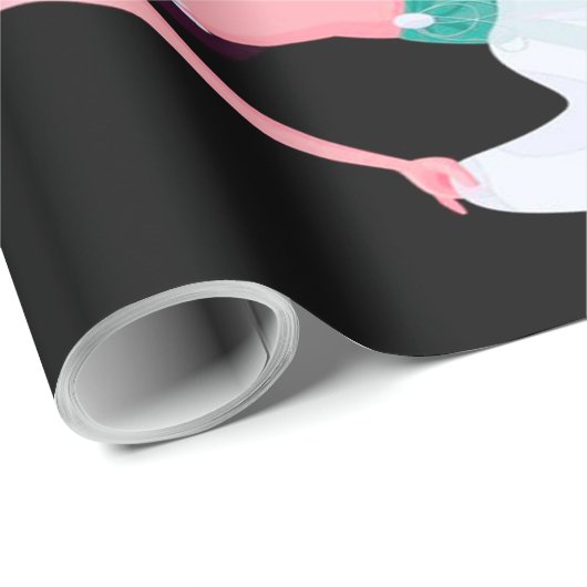 Belly dans cadeaupapier (Rol Hoek)