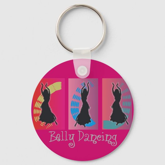 Belly Dansende Art Gifts Sleutelhanger (Voorkant)