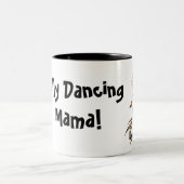 Belly Dansende mama! Tweekleurige Koffiemok (Center)