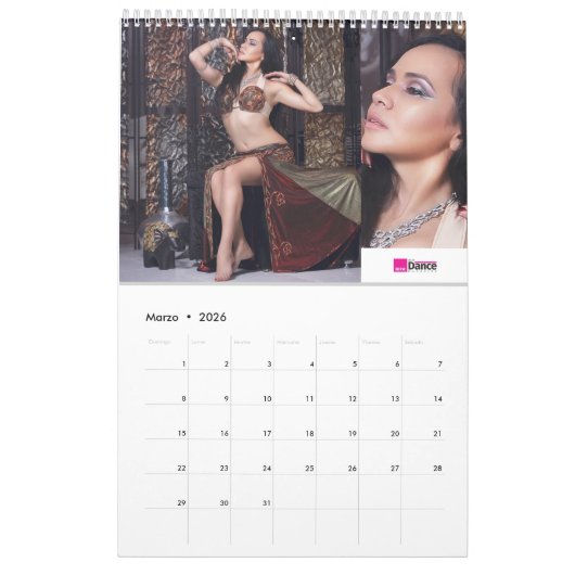 Belly danskalender 2016 kalender (Mar 2026)