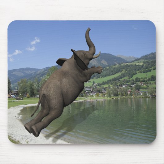 Belly Flop Elephant Muismat (Voorkant)