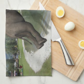 Belly Flop Elephant Theedoek (Quarter Fold)
