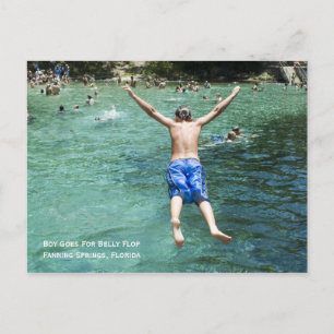 Belly Flop Postcard Briefkaart