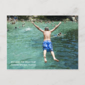 Belly Flop Postcard Briefkaart (Voorkant)