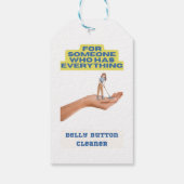 Belly-knoppenschoner, grapje cadeau, cadeau voor h cadeaulabel (Achterkant)