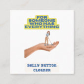 Belly-knoppenschoner, grapje cadeau, cadeau voor h klantenkaartje (Achterkant)