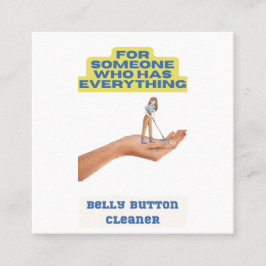 Belly-knoppenschoner, grapje cadeau, cadeau voor h klantenkaartje