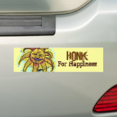 Belly Laugh Cartoon Bumpersticker (Op auto)