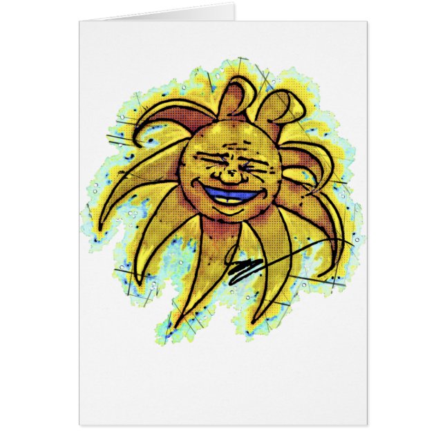 Belly Laugh Cartoon Card B (Voorkant)