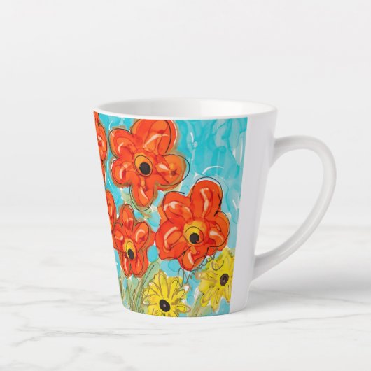 Belly Laugh Latte Lovitude Cup Latte Mok (Rechts)