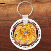 Belly Laugh Sun Sleutelhanger (Voorkant)