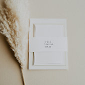 Belly-lintdruk Uitnodigingen Wikkel