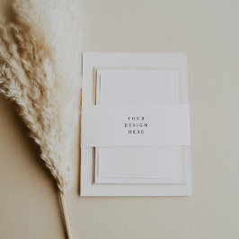 Belly-lintdruk Uitnodigingen Wikkel