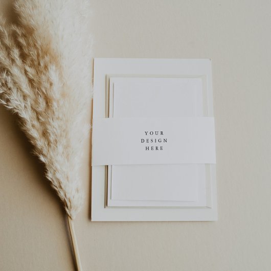 Belly-lintdruk Uitnodigingen Wikkel