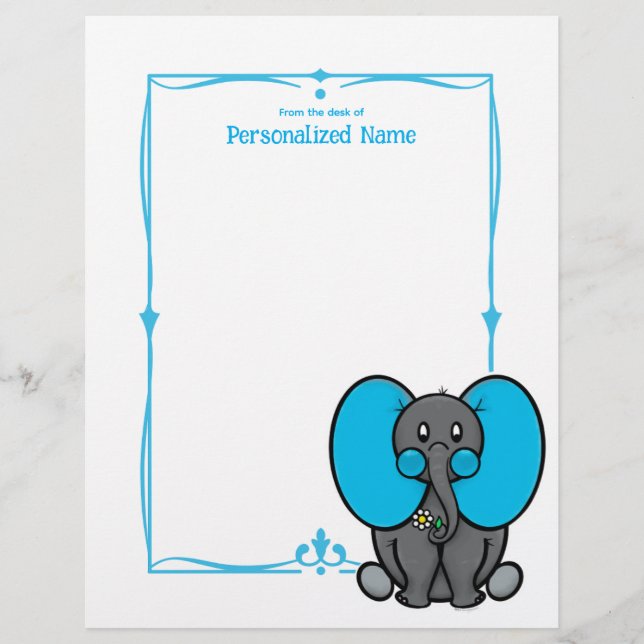 Belly phant blue ongevoerd briefhoofd (Voorkant)