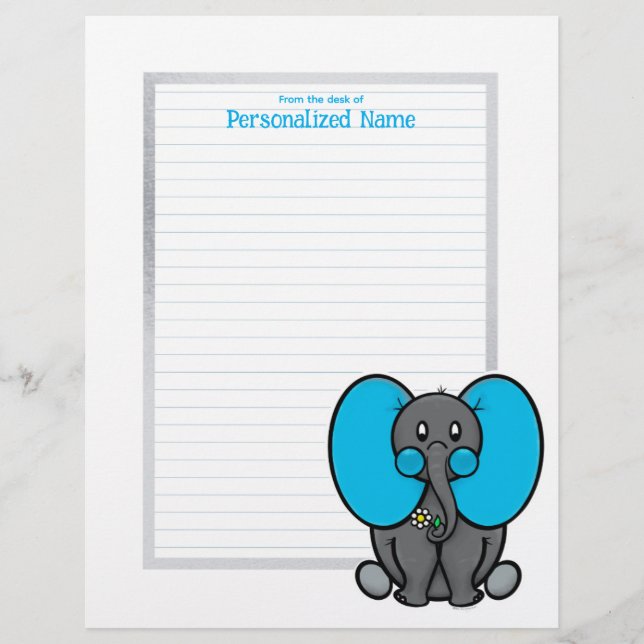Belly Phant Grey Lined Briefhoofd (Voorkant)