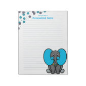 Belly phant Stippen gevoerd Notitieblok (Linkerzijde)