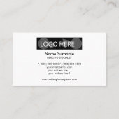 Belly Piercing Photo Body Jewelry Visitekaartje (Achterkant)