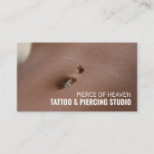 Belly Piercing, Tattooist en Boorbreker Visitekaartje (Voorkant)