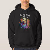 Belly Rub Laber  Labrador Retriever Humor Lab  1 Hoodie (Voorkant)