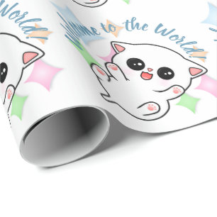 Belly Rub Time Kitten Cadeaupapier
