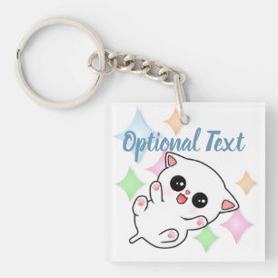 Belly Rub Time Kitten Sleutelhanger