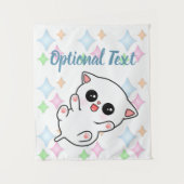 Belly Rub Time Kitten Wandkleed (Voorkant)