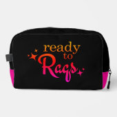 Bellydance "Klaar om te Raqs" Make-up Bag Toilettasje (Voorkant)