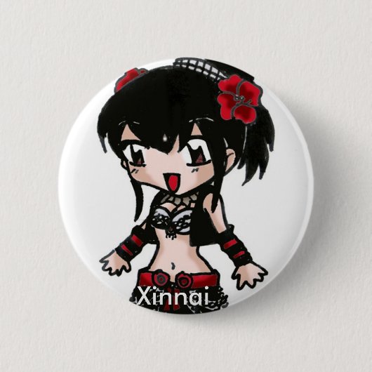 BellyDancer Button 6 - Tribale fusie (Voorkant)