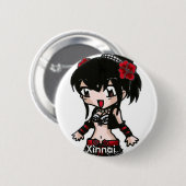 BellyDancer Button 6 - Tribale fusie (Voorkant /achterkant)