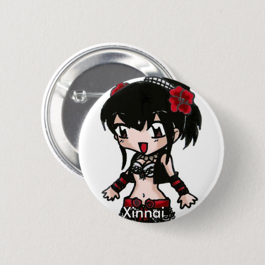 BellyDancer Button 6 - Tribale fusie (Voorkant /achterkant)