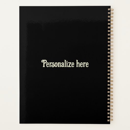 Bellydancer hafla boho zigeuner bruiloft planner (Achterkant)