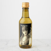 Bellydancer hafla boho zigeuner bruiloft wijn etiket (Voorkant)