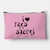Bellydancer "I Love Raqs Sharqi" Tas voor Zills (Achterkant)