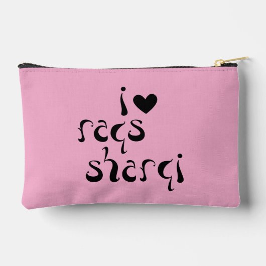 Bellydancer "I Love Raqs Sharqi" Tas voor Zills (Achterkant)