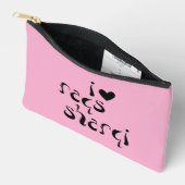 Bellydancer "I Love Raqs Sharqi" Tas voor Zills (Open)