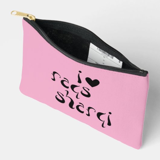 Bellydancer "I Love Raqs Sharqi" Tas voor Zills (Open)