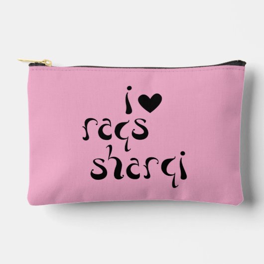 Bellydancer "I Love Raqs Sharqi" Tas voor Zills (Voorkant)
