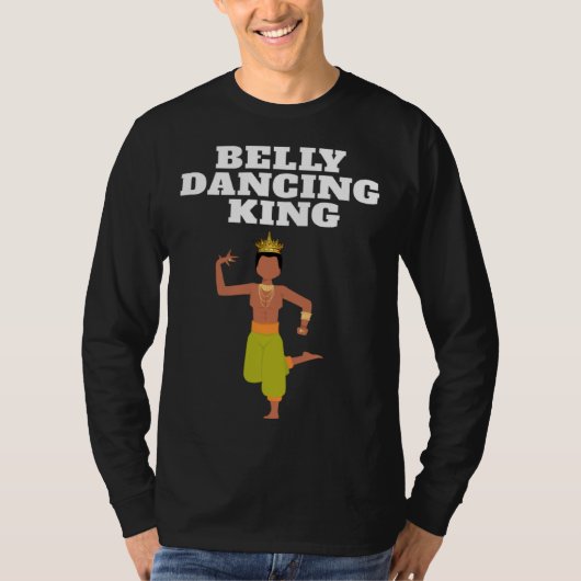 Bellydancing King Boys and Mens Bellydancing T-shirt (Voorkant)