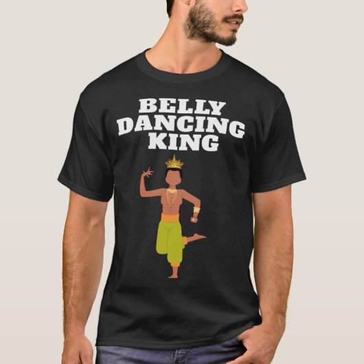Bellydancing King Boys and Mens Bellydancing T-shirt (Voorkant)