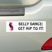 Bellydans Bumpersticker (Op auto)