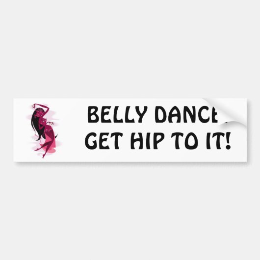 Bellydans Bumpersticker (Voorkant)
