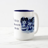 Bellydans danseres Brew Character Illustration Mok (Voorkant rechts)