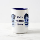 Bellydans danseres Brew Character Illustration Mok (Center)