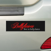 Bellylicious Bumpersticker (Op auto)