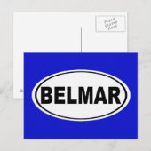 Belmar New Jersey Briefkaart (Voorkant / Achterkant)