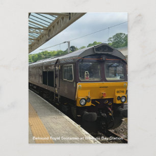 Belmond Royal Scotsman bij Wemyss Bay Station op e Feestdagenkaart